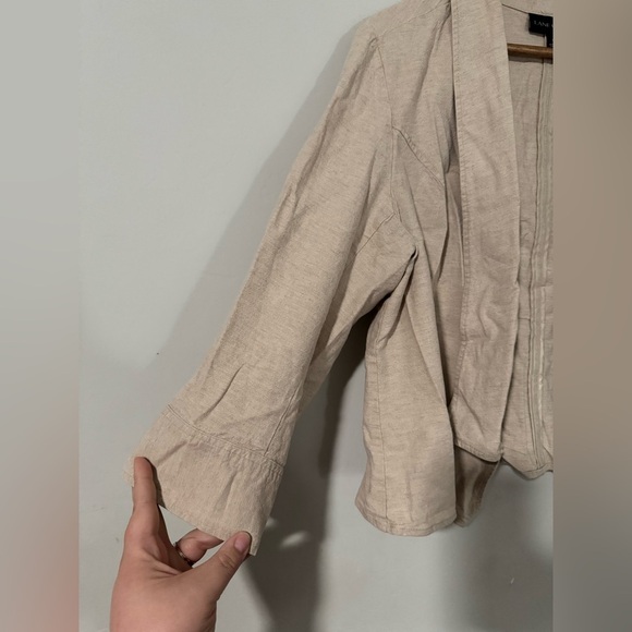 Lane Bryant - Tan Linen Blazer - Picture 2 of 8